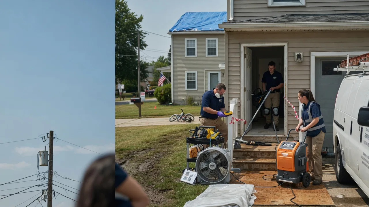 Water Damage Repair in Deersville, OH near me
